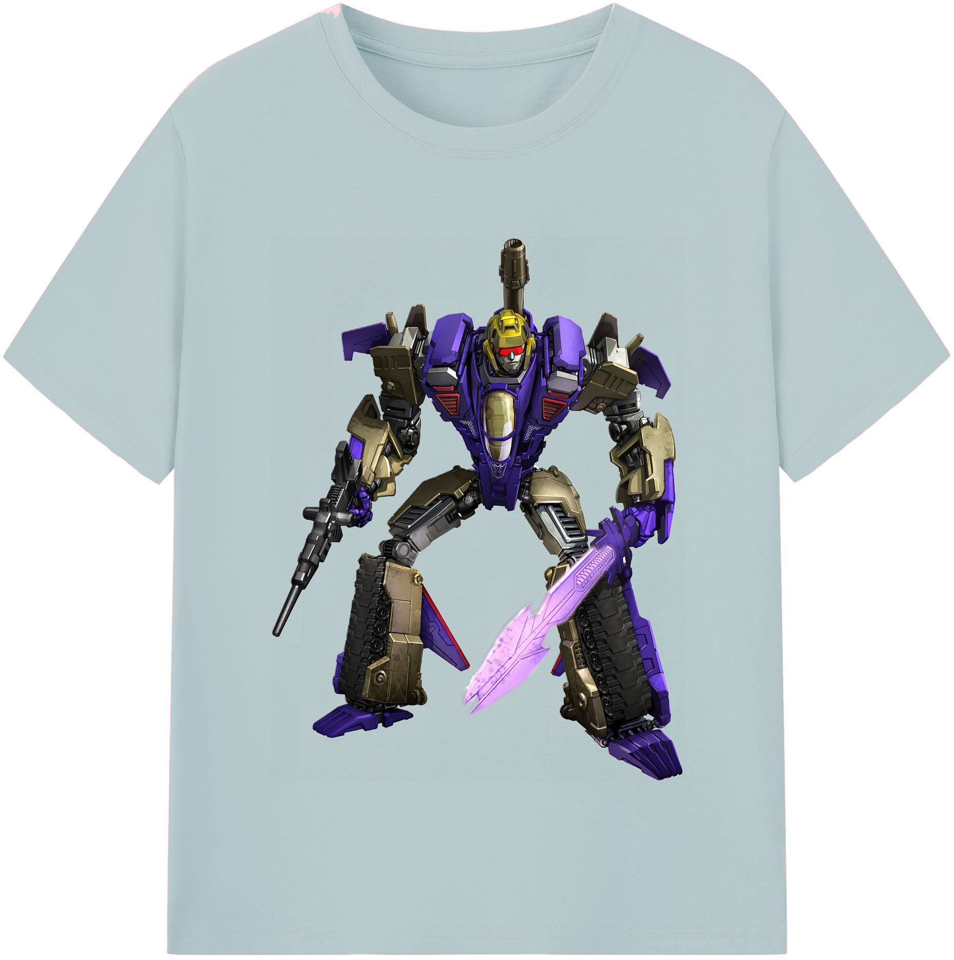 （画像用） Transformers トランスフォーマー 綿100％半袖Tシャツ（フロントプリント）